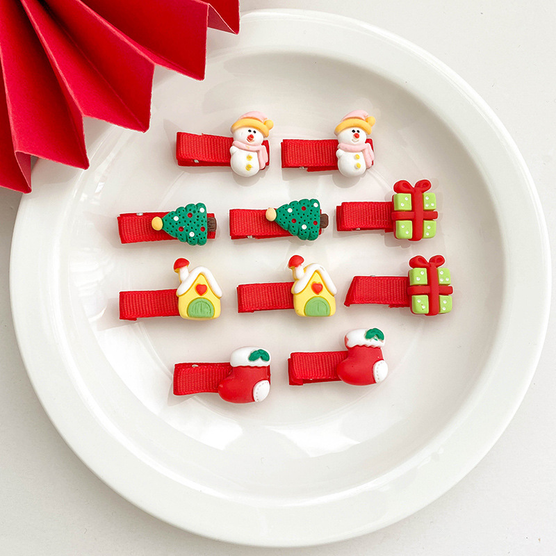 子供のクリスマスの頭飾りの女の子のかわいい髪のゴムの赤ちゃんは髪のひもの前髪を傷つけません。|undefined
