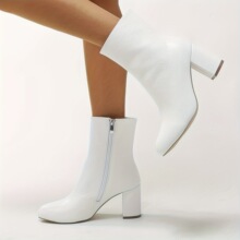 E 14445 Comfortable Round Toe Boots ����ԲͷŮѥ �羳ŷ����