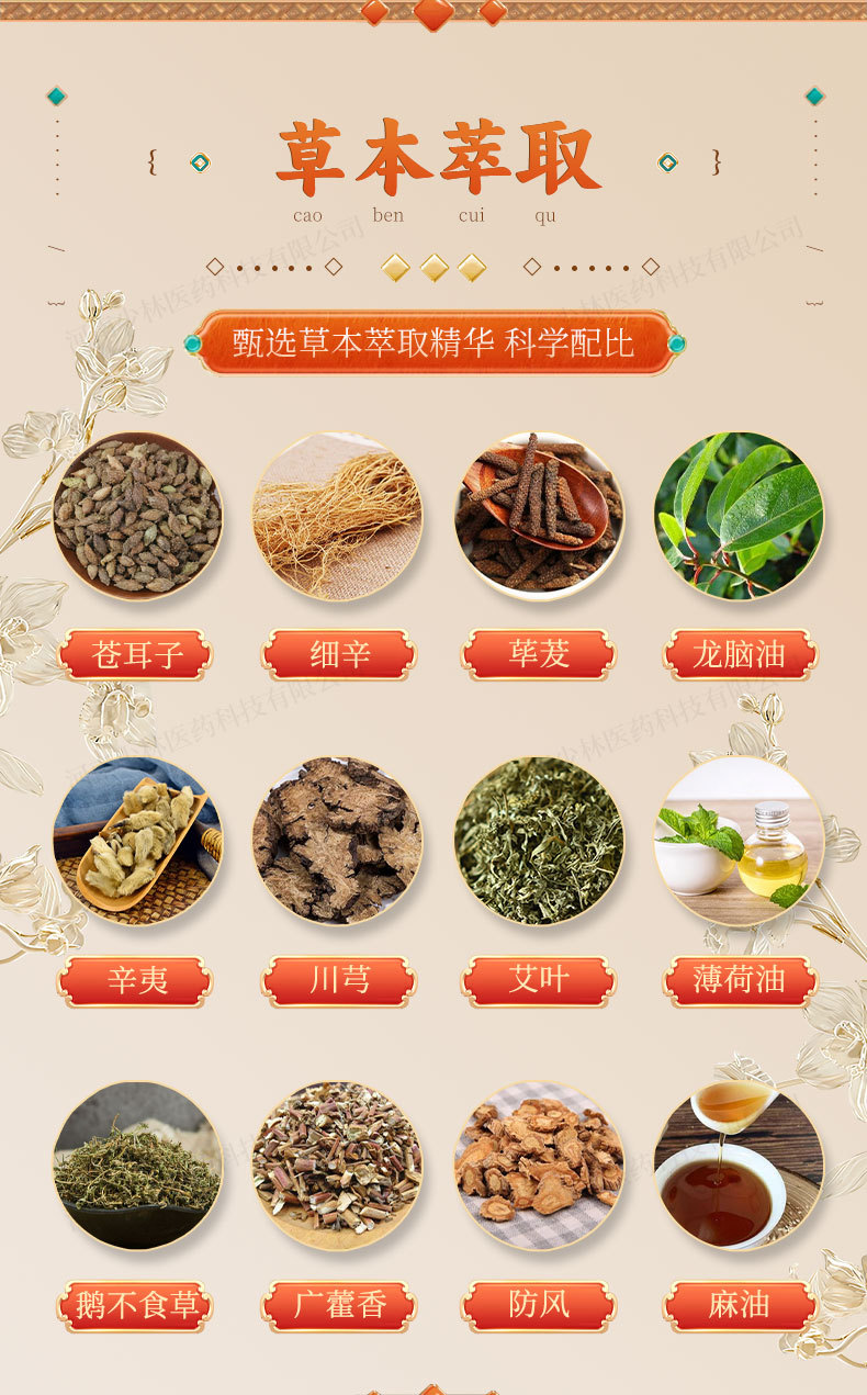 Xanthium Nasal Oil Drops Cang Er Zi You 10ml Traditional Herbal Nasal Care in use