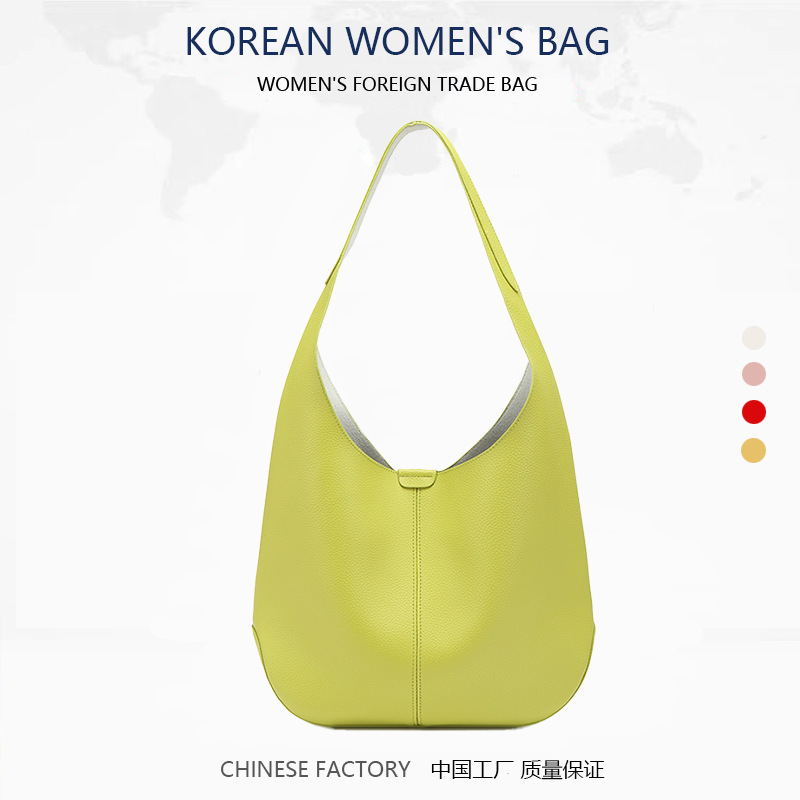 国境を越えた卸売ソース工場の女性用バッグ、ファッショナブルな脇の下バッグ、2025年の新しい多用途のショルダー通勤トートバッグ|undefined