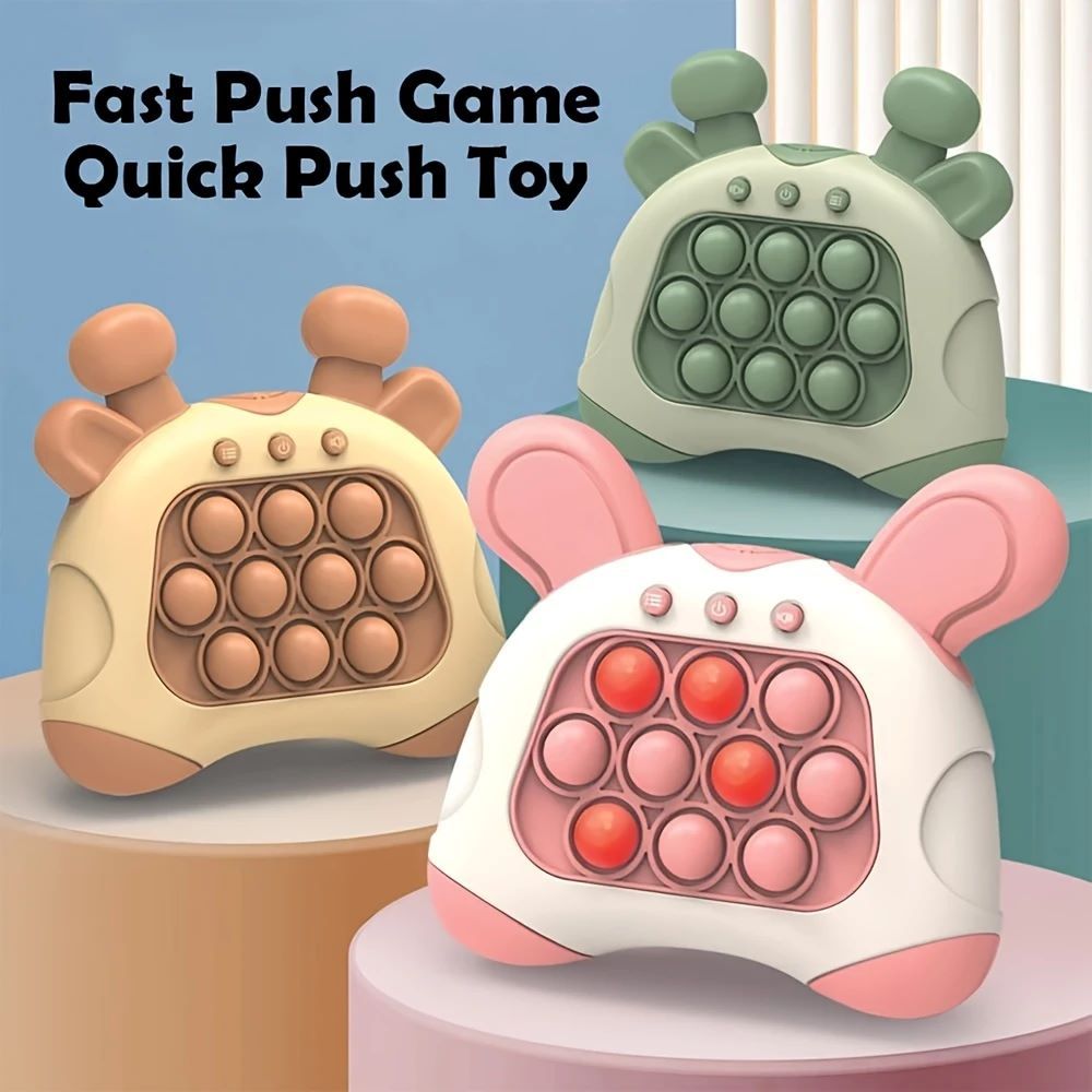 Cross-Border Rodent Extermination Pioneer Press Game Console Children's Toy Whack-A-Mole Game Console Quick Push Puzzle Toy