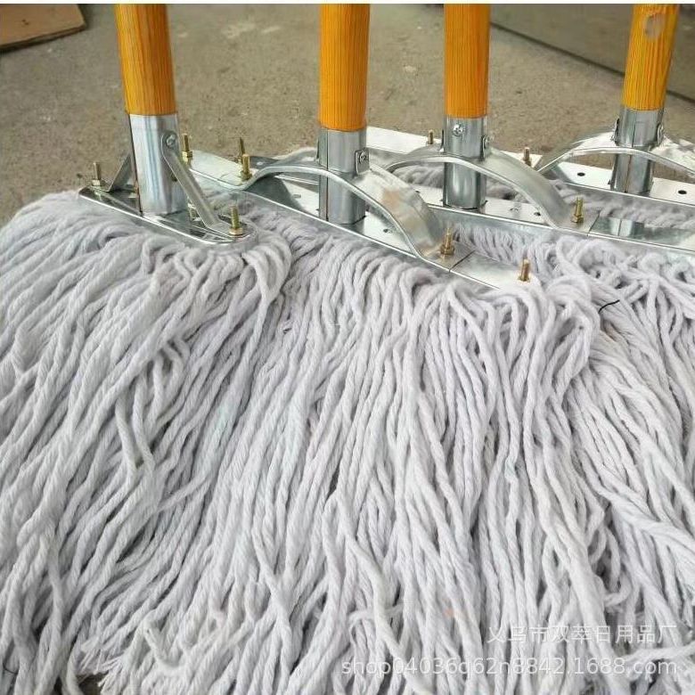 Old-Fashioned Cotton Thread Large Mop for Factory, Warehouse, Restaurant, School Dormitory, Construction Site, Durable Cleaning Tool Old-Fashioned Cotton Thread Large Mop for Factory, Warehouse, Restaurant, School Dormitory, Construction Site, Durable Cleaning Tool