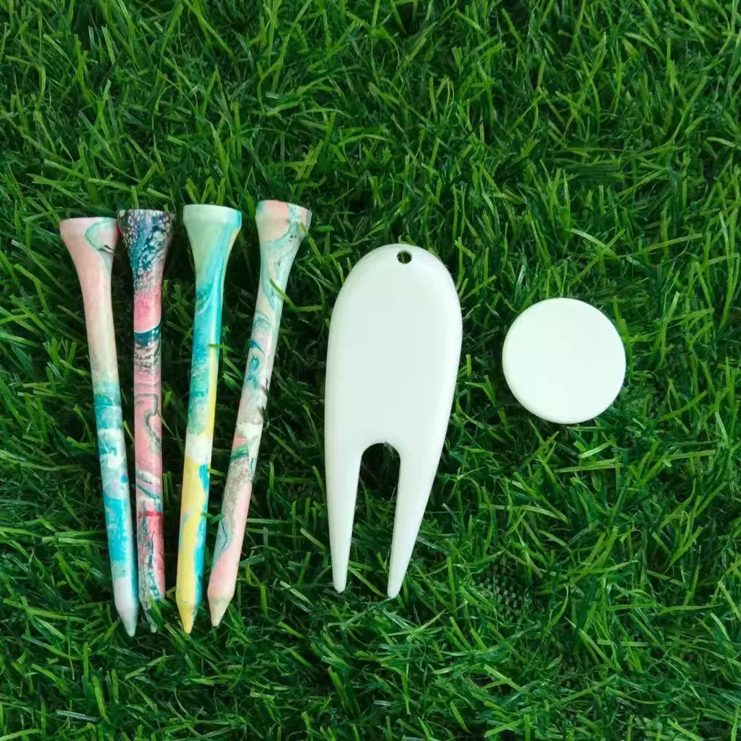 定制跨境热销 高尔夫球钉木制环保球TEE高尔夫球场用品厂家批发