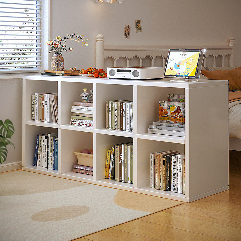 Estante de libros estante de almacenamiento armario de piso armario de almacenamiento sala de estar gabinete de cuadrícula gabinete de ocho cuadrones gabinete libre combinación jardín de infantes gabinete de libros bajo