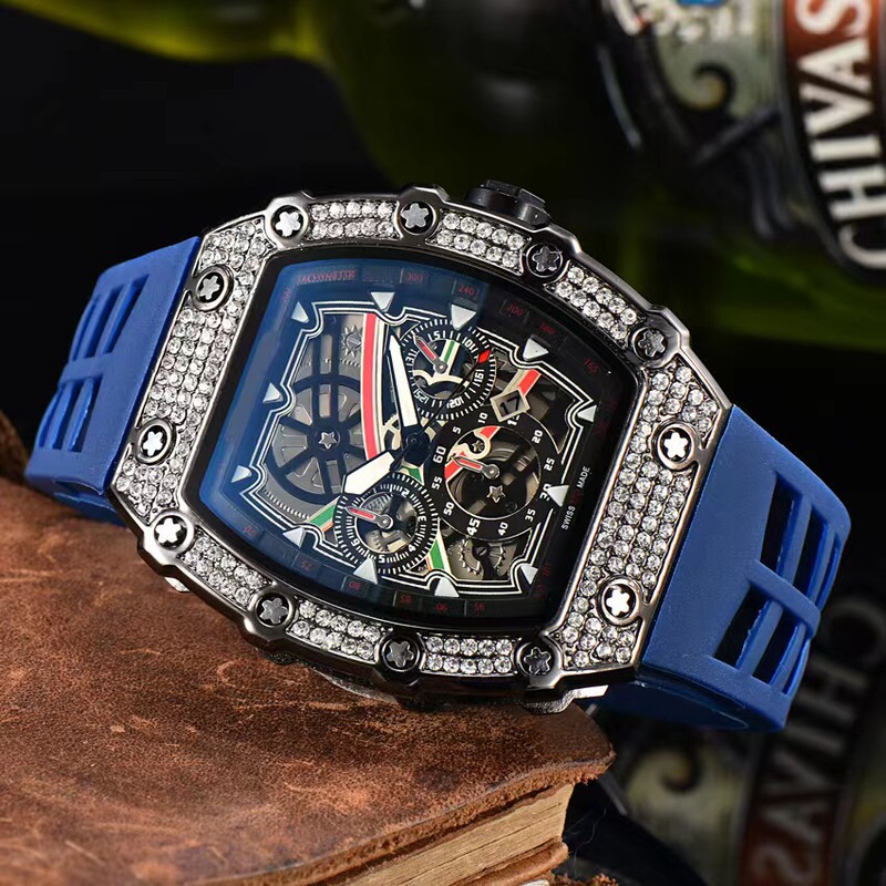 European and American Best-Selling Diamond-Encrusted Quartz Watches, High-Quality Versatile Non-Mainstream Men's and Women's Watches