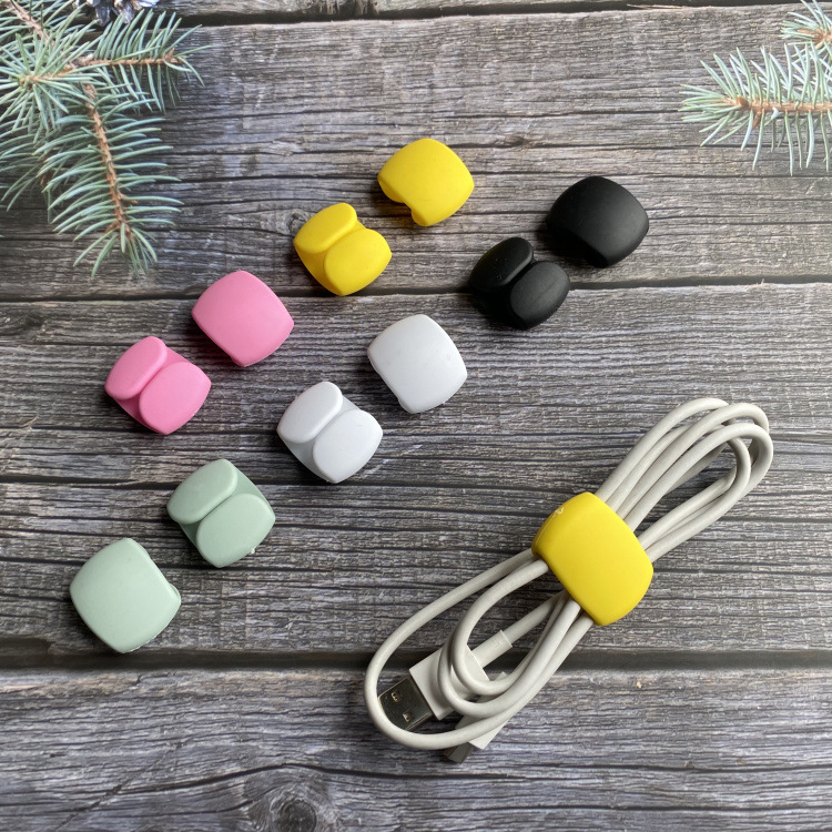 旅行集线整理扣 数据线收纳整理扣 耳机线充电线收纳扣网线收纳夹