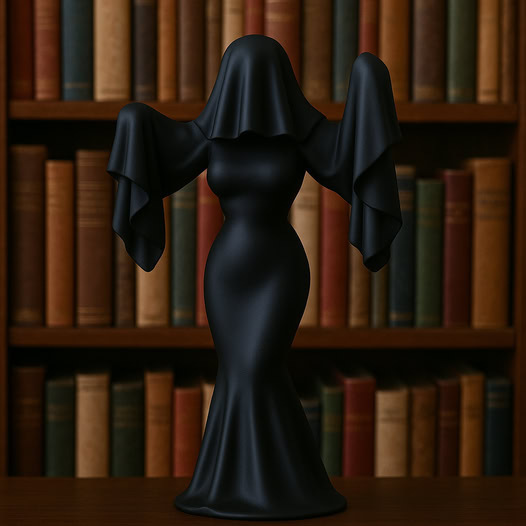 跨境爆款 The Veiled Lady 幽灵娘万圣节摆件3d打印玩具装饰品|undefined