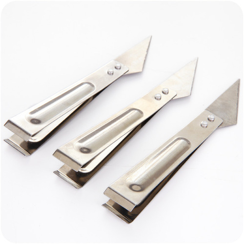 Manufacturer wholesale household multi-functional stainless steel hair puller pig hair clipper dead corner scraper duck hair clipper