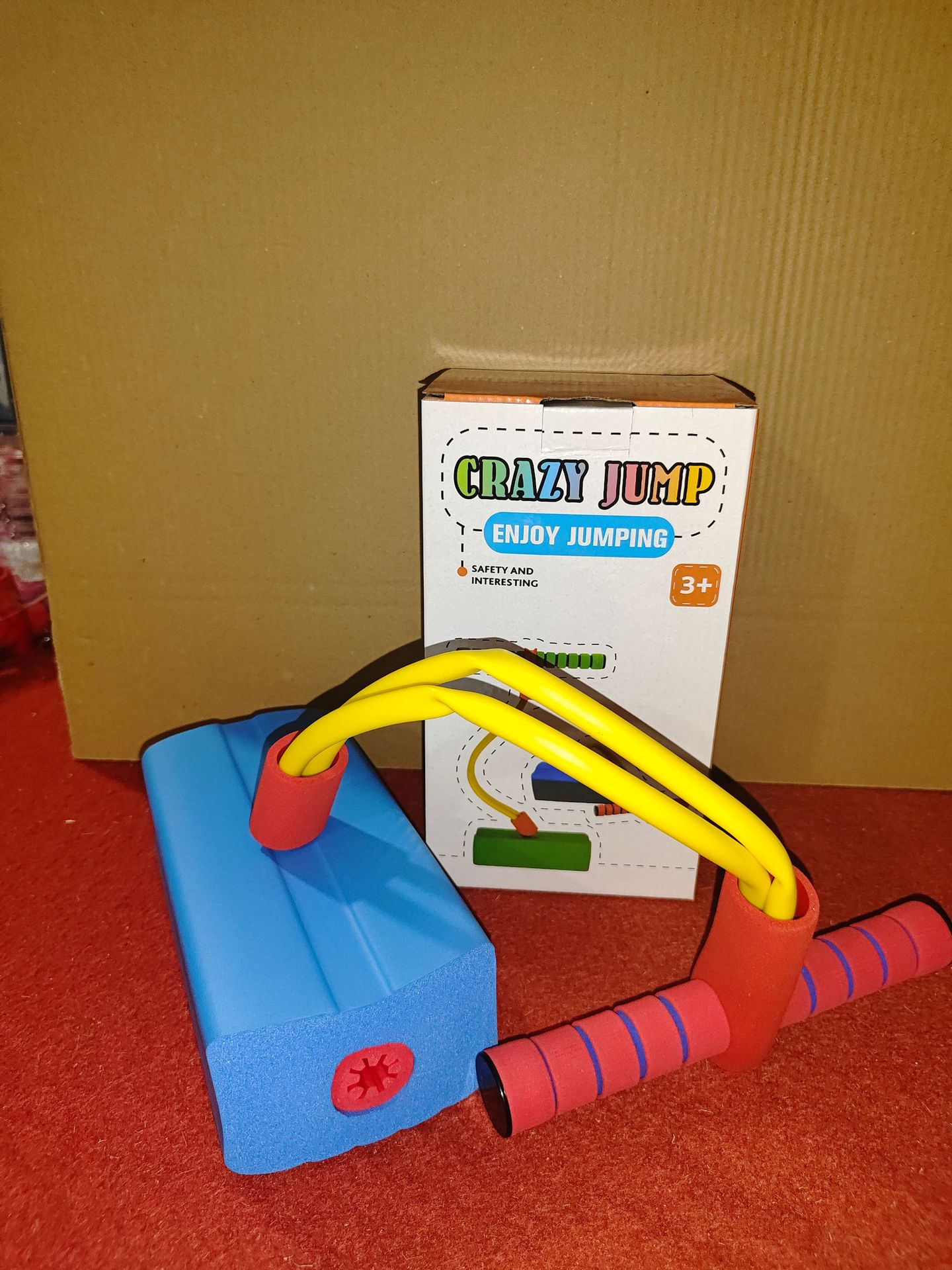 하늘색 빛이 없는 색상 상자 포장