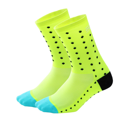 DH cycling socks, bike racing team socks, running, basketball, sweat-absorbent, mid-calf socks, cross-border socks