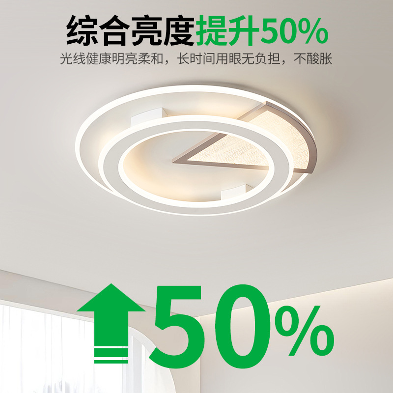 Gran vista jardín dormitorio lámpara de techo creativa nórdica 2026 nuevo diseño simple lámpara de techo Zhongshan 598L
