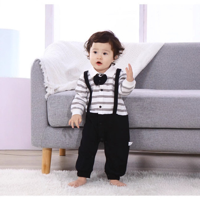 Baby Autumn and Winter Boneless Jumpsuit, Spring & Fall Pajamas, Baby Clothes, Warm Newborn Long-Sleeved Crawling Clothes, Outing Clothes