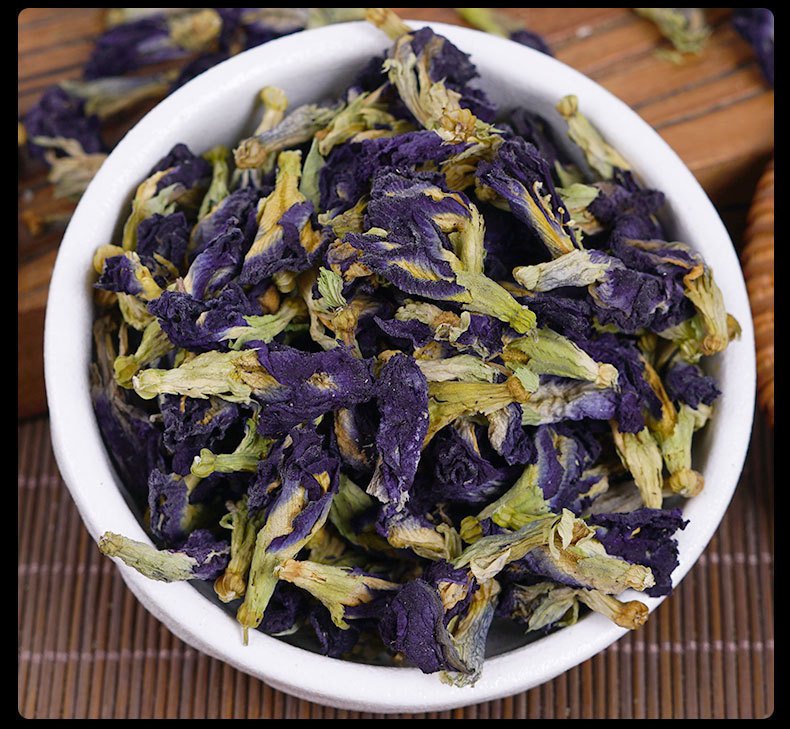 Butterfly Pea Flowers (Clitoria ternatea) — Dried Blue Butterfly Herbal Tea, 30g Jar details