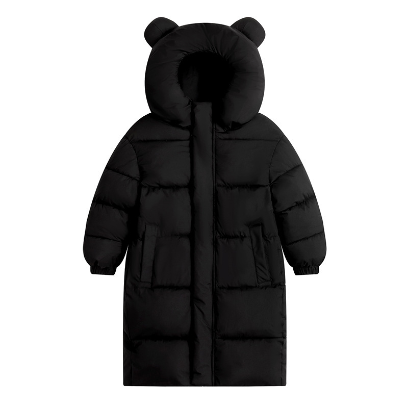 Cross-Border 2026 New Winter Jacket Children's Long Cotton Coat Boys and Girls Children's Clothing Mid-Length Thickened Cotton Outerwear Cross-Border 2026 New Winter Jacket Children's Long Cotton Coat Boys and Girls Children's Clothing Mid-Length Thickened Cotton Outerwear