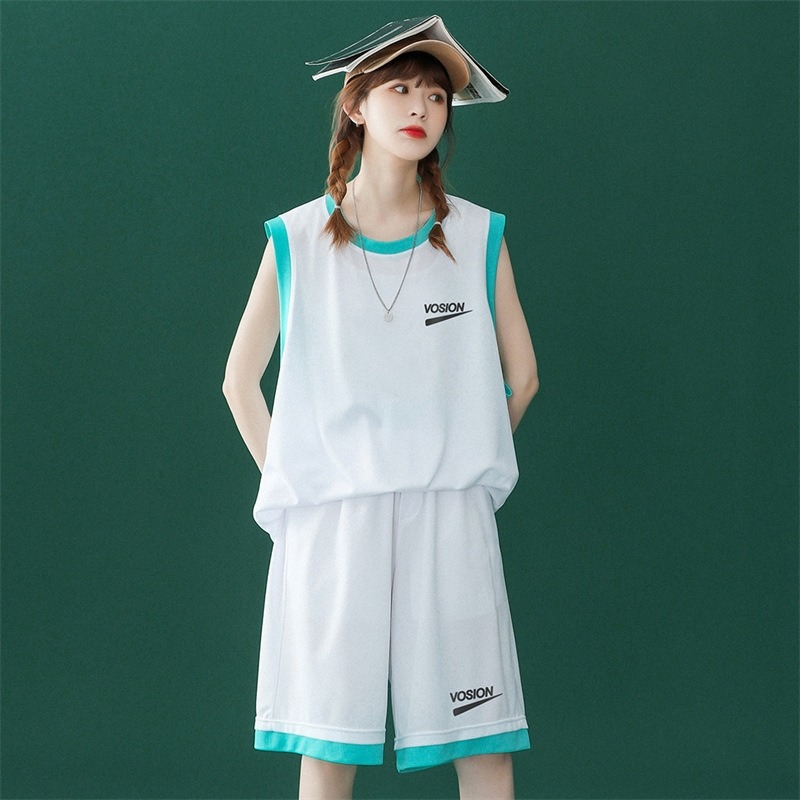 흰색 정장 [조끼 + 반바지]