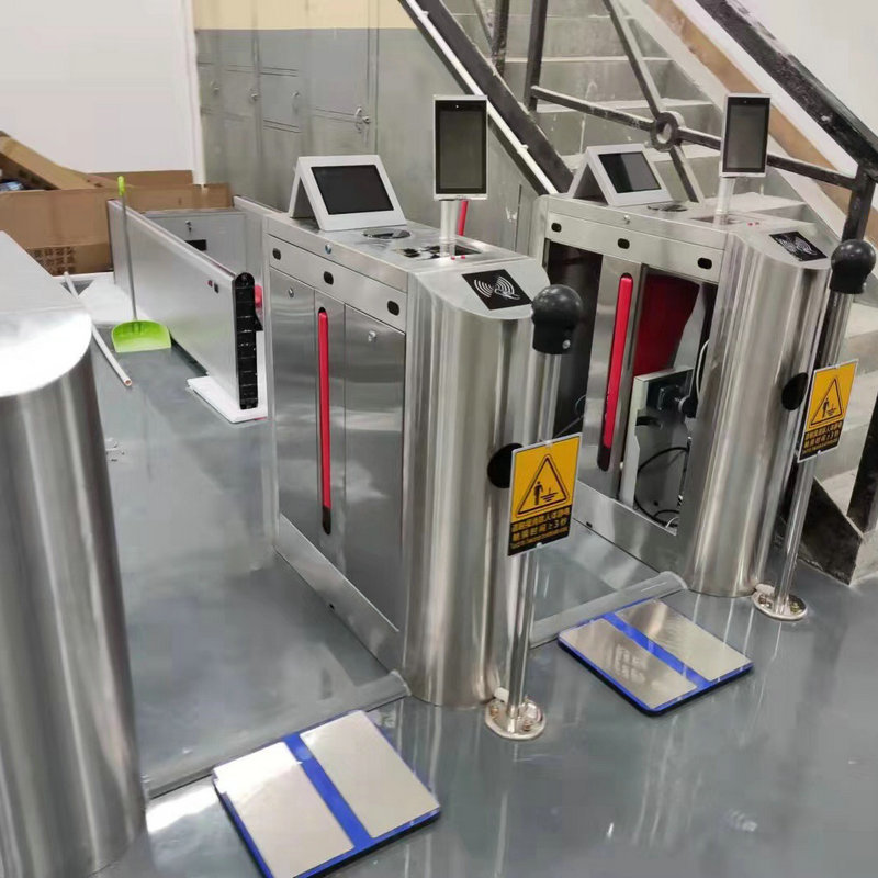 ESD智能防静电小区商场工地测温通道闸票务翼闸景区人行通道翼闸