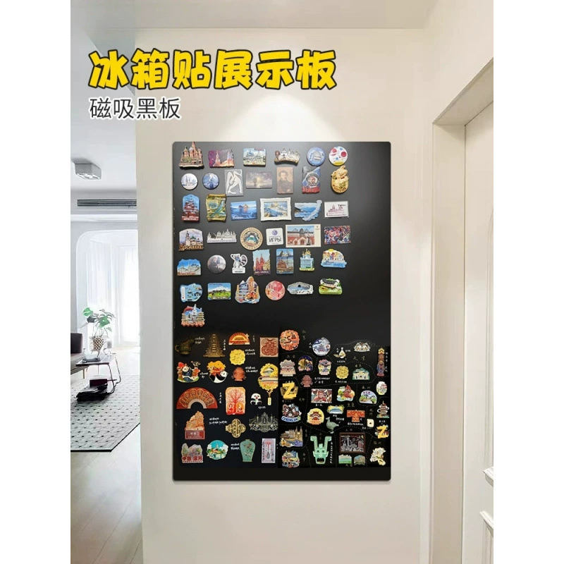 Дисплей для наклейки на холодильник магнитная всасываенная доска настенная доска для объявлений дома доска для хранения