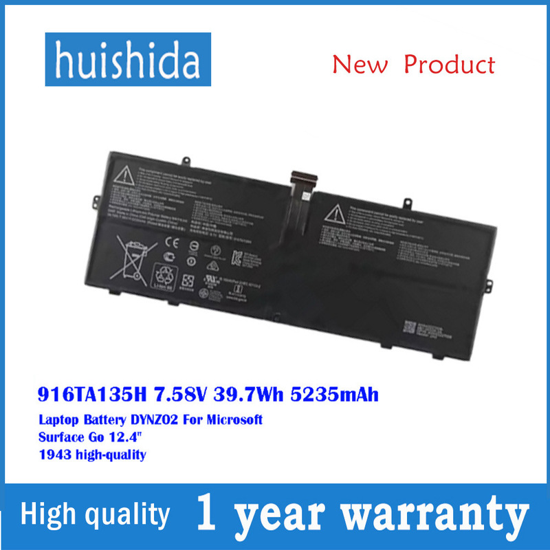 Suitable for Micro Notebook Battery Microsoft Surface/916Ta135H/ Go/12.4/Dyn2O2/