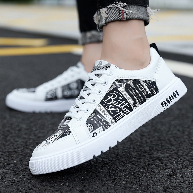 Clearance Spring Canvas Shoes, White Student Sneakers, Sports Casual Men's Color-Blocking Trendy Large Size Niche Men's Shoes