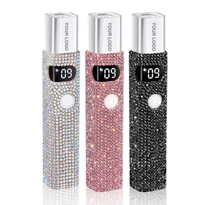 Lámpara de manicuría de diamante portátil de luz recargable de secado rápido no negro de mano UV pegamento horneado lámpara especial para manicuría image 5