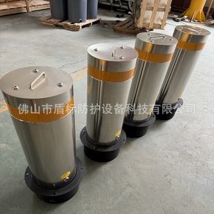 219 Diameter Detachable Anti-Collision Column Raised 600 Embedded 400mm Stainless Steel Anti-Collision Column Factory Ready-Made