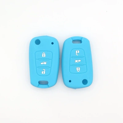 Car key cover suitable for Static Rod/Key Bag - light-blue