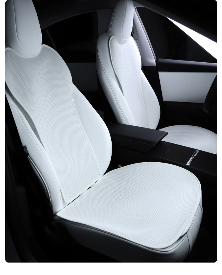 Specially Designed for Foreign Trade, Suitable for Tesla Y Ice Silk Cushion Tesla Edamame Y New Version Seat Cushion Breathable for All Seasons