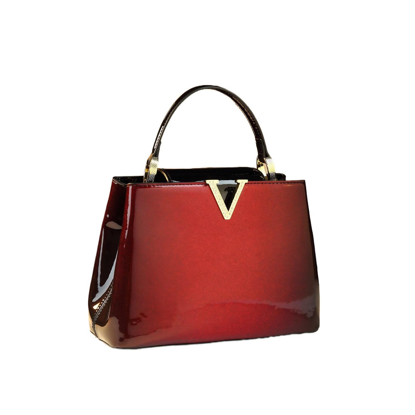 Bolso de gran capacidad para madres 2025, nuevo temperamento lujoso, bolso de mano de mujer de hombro de moda, bolso de cuero de mediana edad.