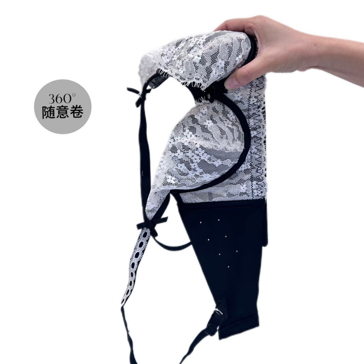 6880 Pure Desire Bra Pestañas Encaje Colgante de perlas Oreja de conejo ultrafina Anillo de acero suave Copa BC Ropa interior Sujetador sexy