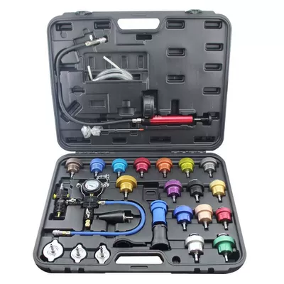 Car Water Tank Pressure Leak Detection Tool Antifreeze Replacement Vacuum Pressure Detection Table Leak Detector Aluminum Alloy Joint (Water tank)