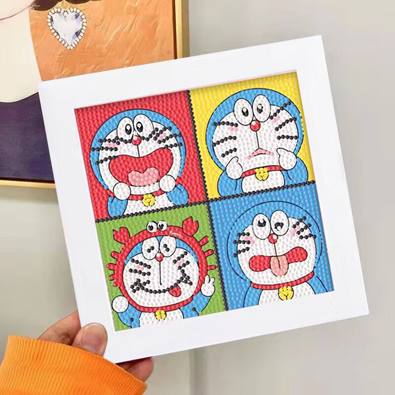 Nuevo dibujo de diamante infantil de labu diy pegatinas de diamante con marcos de fotos hechas a mano diy puzzle pegatinas de mampostería image 50