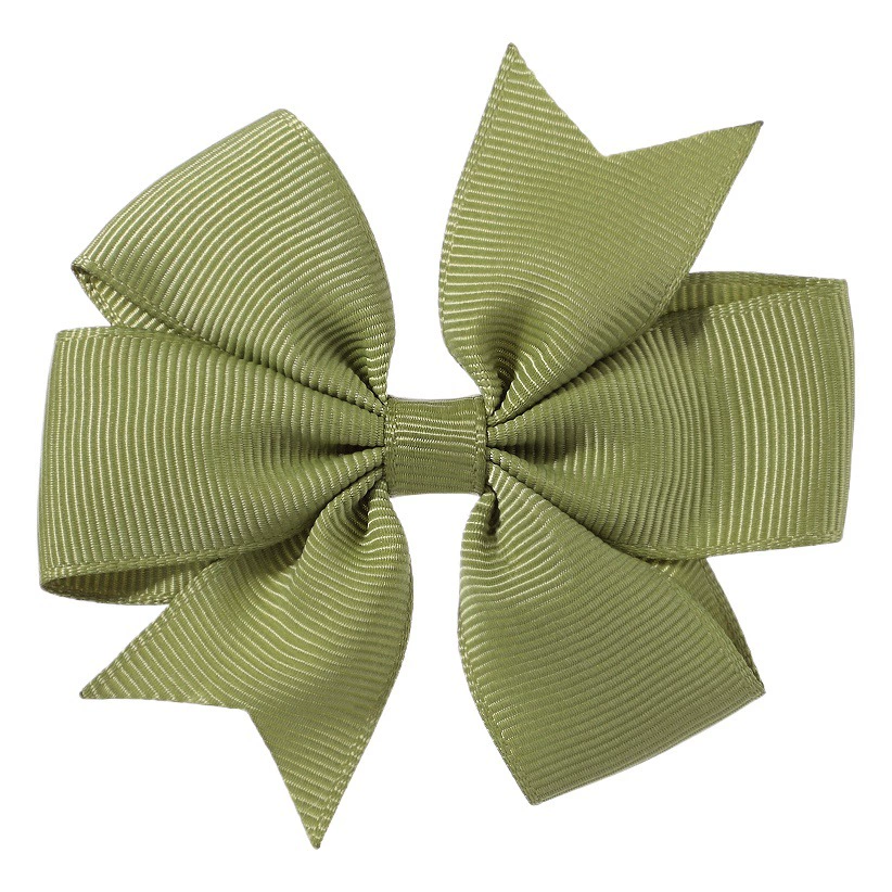 53 цвета Amazon Лидер продаж шесть ушей сплошной цвет ребро с бантом рыбий хвост шпилька аксессуары для волос Детские Головные уборы 564