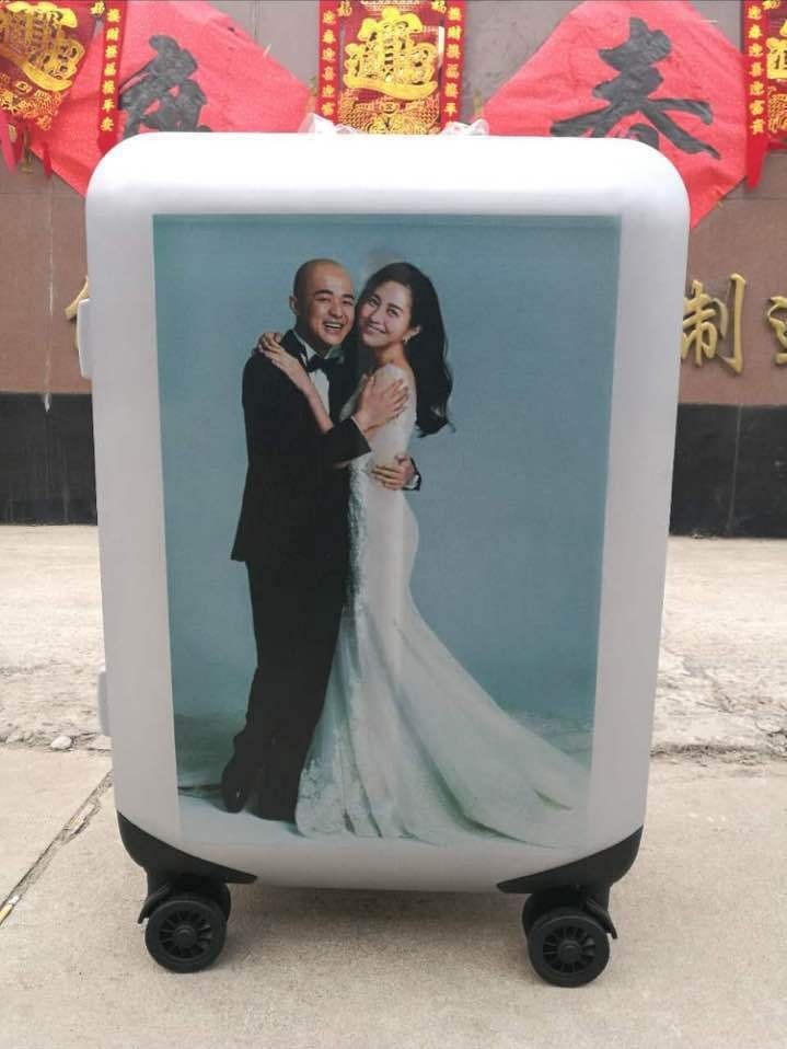 Procesamiento personalizado de la caja de tracción, rueda universal de gran capacidad, 20 pulgadas, 24 pulgadas, 28 pulgadas, maleta con cremallera a bordo