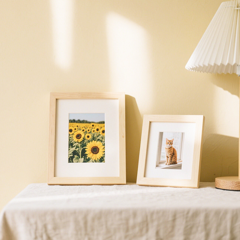 Sunflower Oil Painting Style Home Housewarming Gift Graduation Season Birthday Gift Picture Frame 8 Inches 10inch 12inch Photo Frame