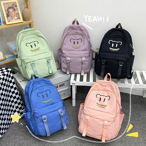 Backpack Wholesale New Harajuku Campus Ladies Korean Version Large Capacity Versatile Student School Bag Casual Travel Backpack