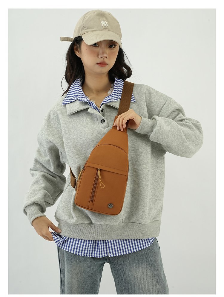 247g Weight Nylon Lining Material Sewing Thread Fashion Element Zipper Closure Type Single Shoulder Strap Strap Type Fanny Pack Bags Type Holiday, Daily Occasion Oxford Cloth Material Solid Color Pattern All Seasons Season Women's Gender Classic Style Style Square Shape Medium Size Women's Classic Style Solid Color Oxford Cloth Waist Bags 4