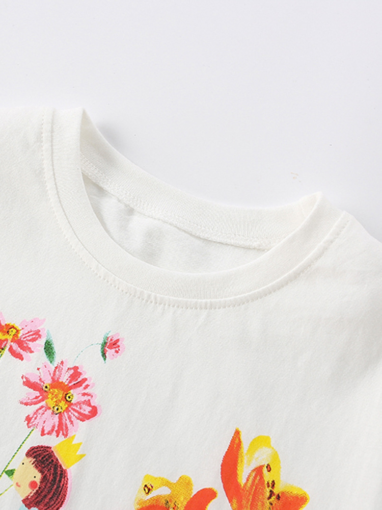 Ropa para niñas malwee transfronterizas, novedad de verano, pantalones informales de manga corta con cuello redondo para niños europeos y americanos, conjunto de dos piezas de estilo occidental