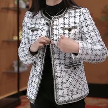 妈妈春装新款气质小香风外套中老年女装春秋时尚短款上衣洋气