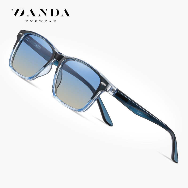 Nuevas gafas de sol polarizadas, gafas de sol de moda europea y americana para hombres y mujeres, gafas de sol cuadradas tr3398, gafas clásicas estilo remache