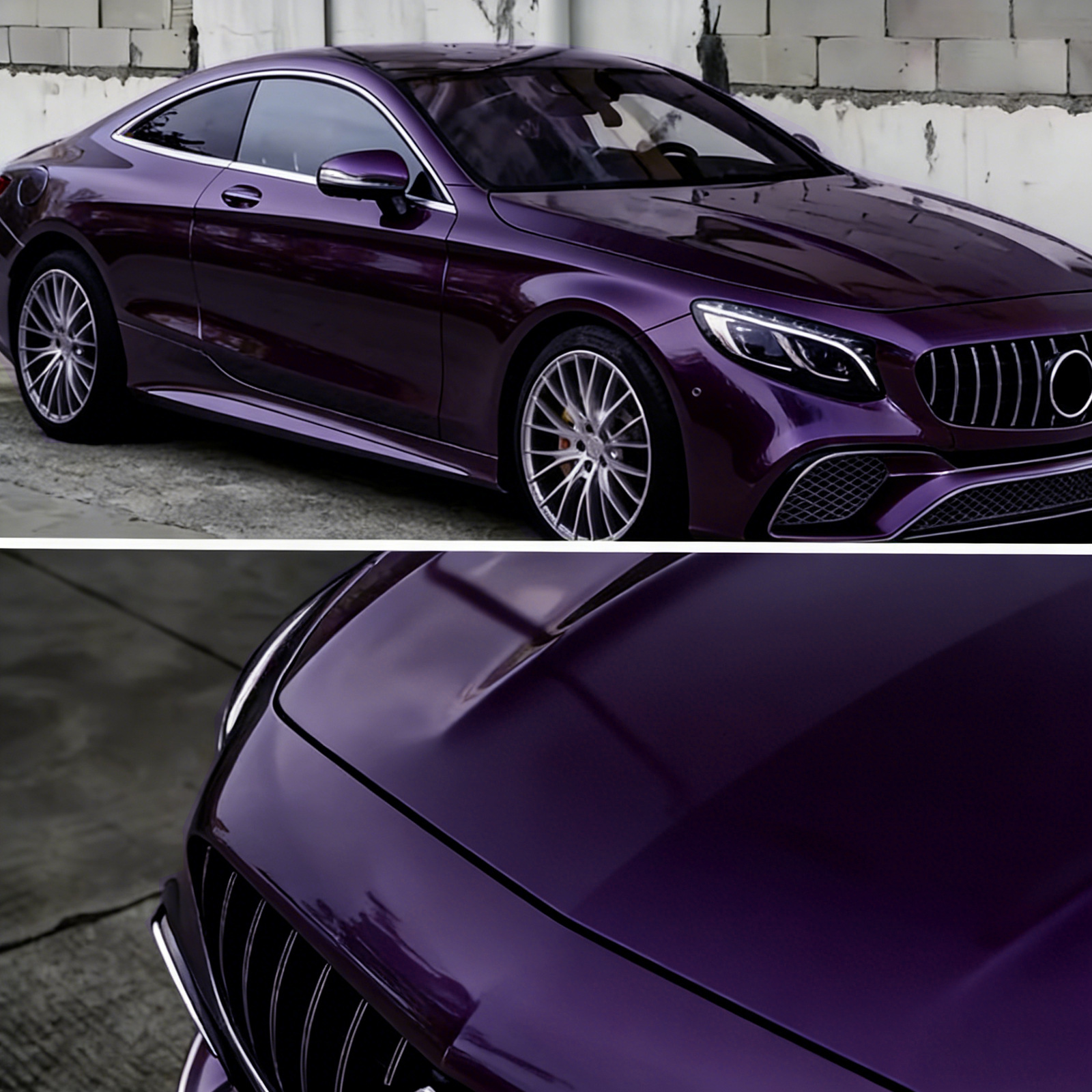Cross-Border Supply of High-Quality Tpu Color-Changing Film Ppf Venice Purple Car Paint Protection Film Anti-Scratch Self-Healing