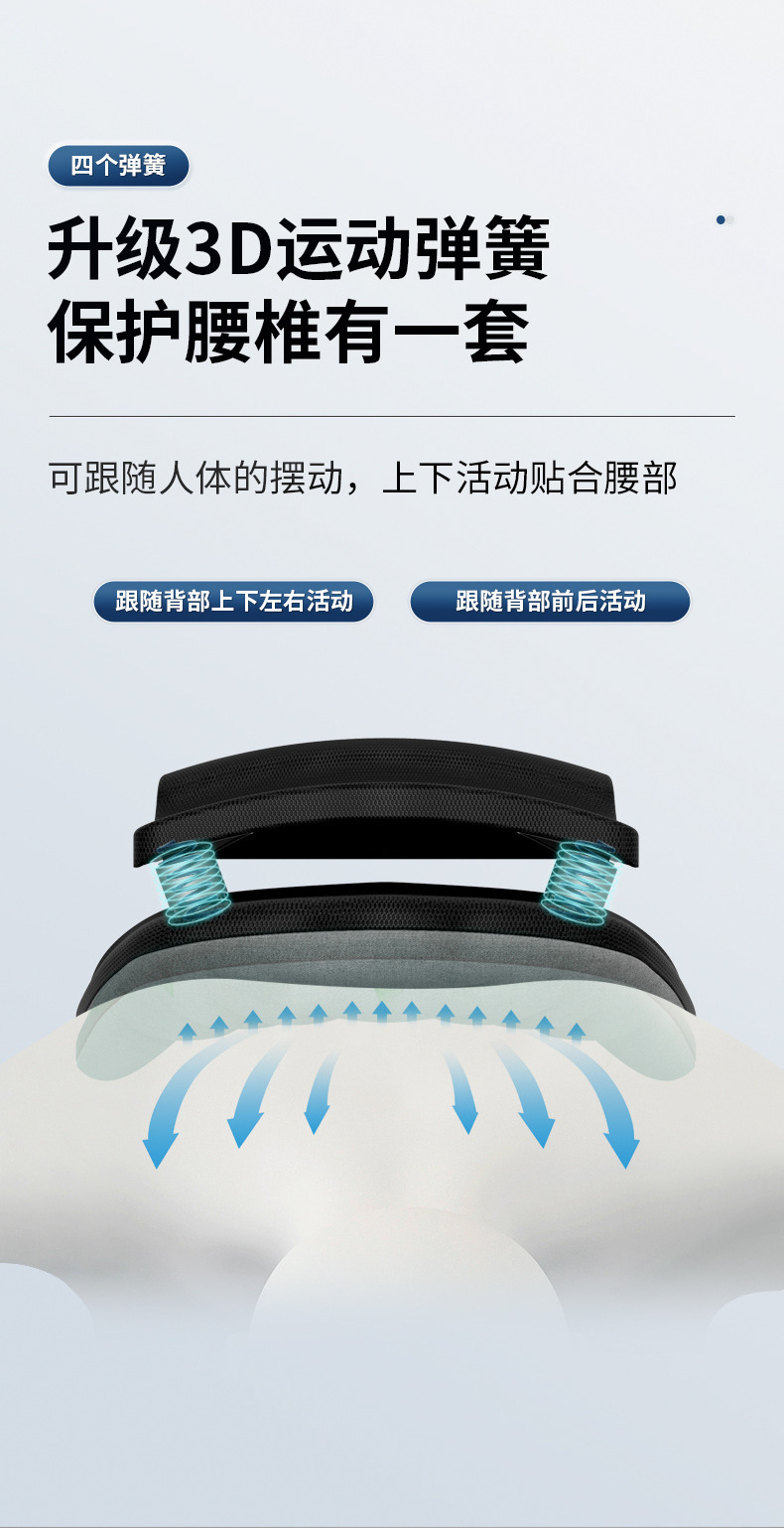 Ergonomic Waist cushion office waist support back cushion waist chair waist support long sitting seat waist support
