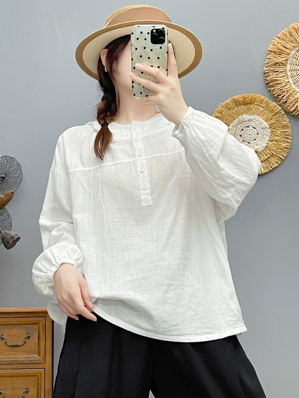 Hooded Pullover Double-Layer Cotton Gauze Shirt for Women, Long-Sleeved, Loose-Fitting, Slimming, Soft, Skin-Friendly, Breathable, Pure Cotton, Sun-Protective Hoodie Hooded Pullover Double-Layer Cotton Gauze Shirt for Women, Long-Sleeved, Loose-Fitting, Slimming, Soft, Skin-Friendly, Breathable, Pure Cotton, Sun-Protective Hoodie