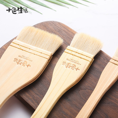 Food grade wool brush egg liquid soft hair barbecue oil brush moon cake kitchen pancake household baking tool sauce brush