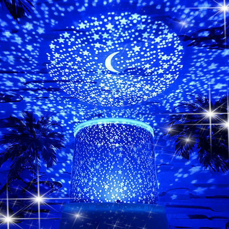 Starry sky, projector, rotating children's night light for elementary school students, wholesale