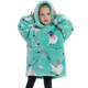 Blanket Hoodie Wearable Blanket Sweatshirt Oversized Warm Pullover Lazy Sweatshirt Kids
