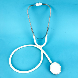 Stethoscope Factory Direct Supply Aluminum Single Use Stethoscope Multiple Colors Available Children's Teaching Toys
