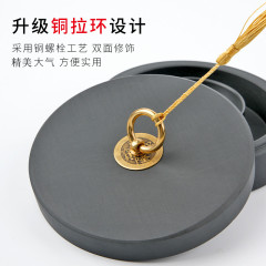 Manufacturer's Four Treasures New Hot Pot Inkstone 4 inches 5 inches 6 inches evaporation is not easy to dry ink with cover ink pool ink sea