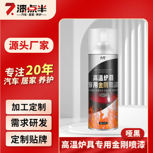 High-Temperature Resistant Self-Painting for Wood Stoves, Coal Stoves, Boilers, Heating, Return Air Stoves, Red, Black, Silver Renovation, Rust-Proof High-Temperature Spray Paint