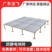 东莞沈飞防静电地板电子计算机室无缝地板活动地板高架抗静电地板