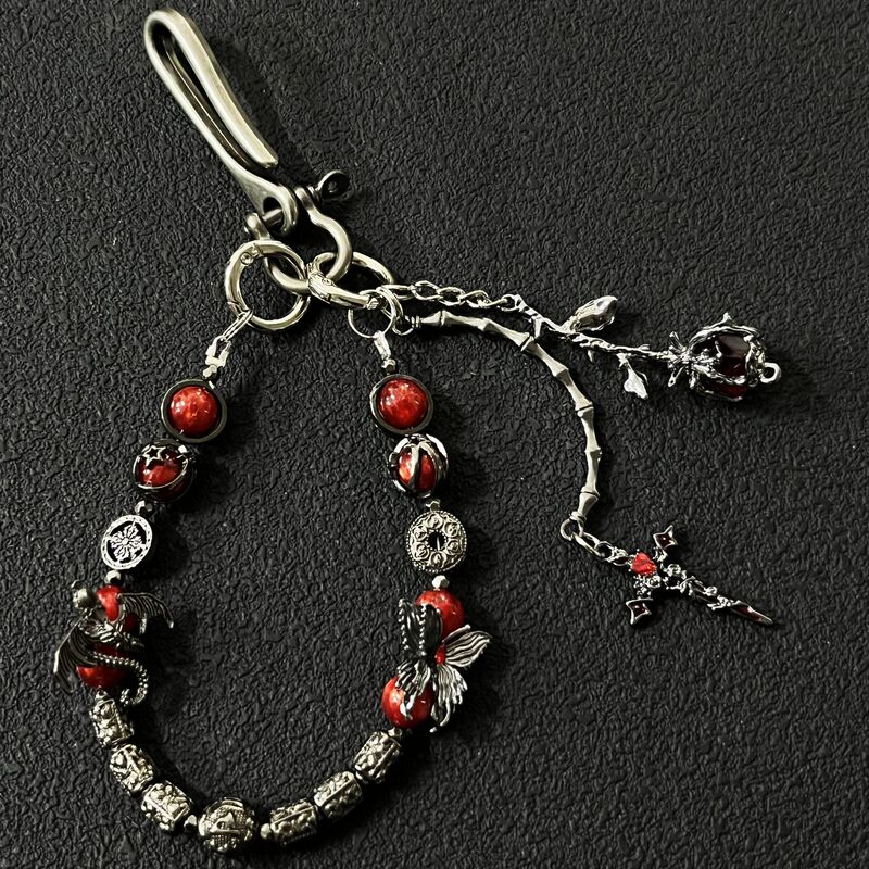 Ainworth Cross-Border American Gothic Style Dark Cross Waist Pendant Cleanfit Trendy Fashion Accessory